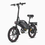 folding e-bike with lightweight design