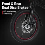 electric bike with dual disc brakes