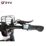 cheap electric bike in black color with digital screen