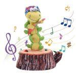 catepillar with guitar talking and dancing