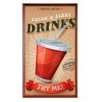 very big ntf wooden frame display screen