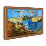 huge ntf wooden frame display screen