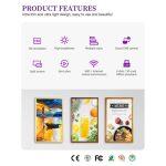 ntf wooden frame display screen with a lot of features