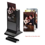 digital menu with many options