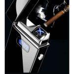 Dual Arc Plasma Lighter with LED Power Display - Image 2