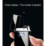 Dual Arc Plasma Lighter with LED Power Display - Image 4