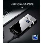 Dual Arc Plasma Lighter with LED Power Display - Image 5