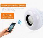 Meel 12W Dimmable Smart RGB Music Bulb with 24 Keys Remote Controller - Image 5