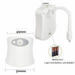 8 Colors Night Led Light for Toilet with Human Motion Sensor - Image 8