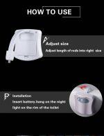 8 Colors Night Led Light for Toilet with Human Motion Sensor - Image 6