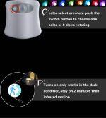 8 Colors Night Led Light for Toilet with Human Motion Sensor - Image 7