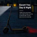 high quality electric scooter with bright lights