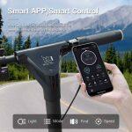 high quality electric scooter connected to smart phone