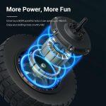 foldable electric scooter with a powerful motor