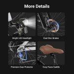 cheap electric bike with strong front light