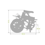 electric bike that can be easily folded