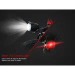 folding electric bike with bright LED