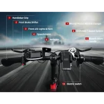 folding electric bike with a smart LCD