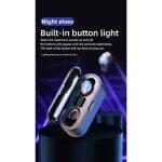 F9 wireless earphones with crystal sound with built-in light