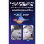 F9 wireless earphones with crystal sound and noise reduction
