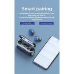 F9 wireless earphones with crystal sound and smart pairing