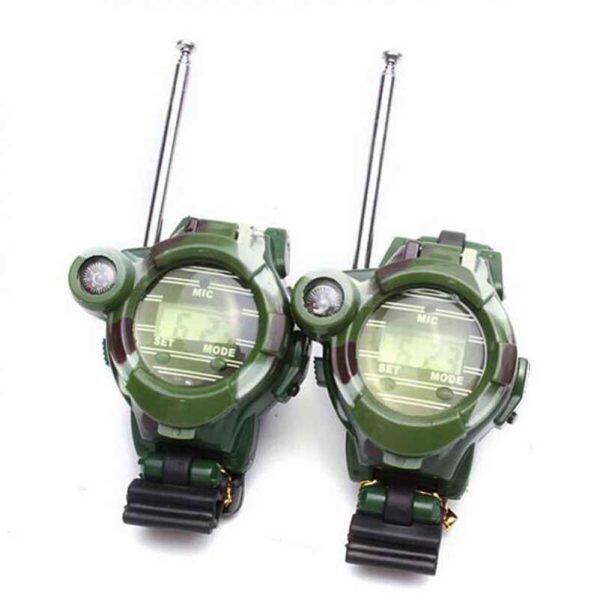 Pair Of Kids Military Camouflage Walkie Talkie Watches
