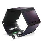 Floureon Foldable Solar Panel with 3 USB Ports
