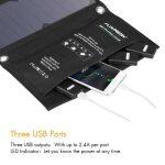 Floureon Foldable Solar Panel with 3 USB Ports - Image 6