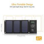 Floureon Foldable Solar Panel with 3 USB Ports - Image 11
