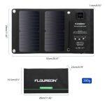 Floureon Foldable Solar Panel with 3 USB Ports - Image 10