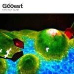 innvovative interactive trampoline with impressive hills