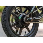Electric bike with 14″ tires that provide stability on any terrain