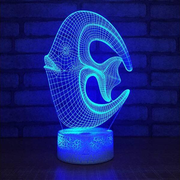 Fish - 3D Optical Illusion LED Hologram Lamp