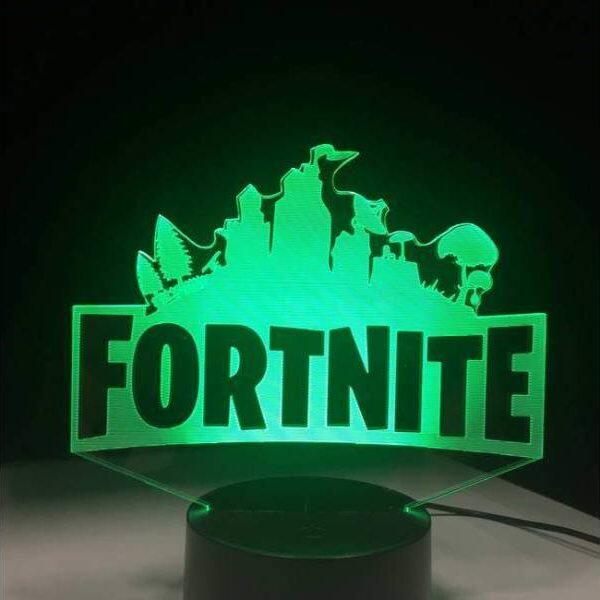 fortnite hologram lamp green