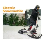 electric snow scooter with a long range