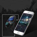 Gakaki Bluetooth Car Kit Hands-Free Transmitter and Receiver with Dual USB Charger and MP3 Player - Image 2