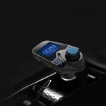 Gakaki Bluetooth Car Kit Hands-Free Transmitter and Receiver with Dual USB Charger and MP3 Player - Image 4