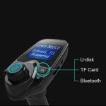 Gakaki Bluetooth Car Kit Hands-Free Transmitter and Receiver with Dual USB Charger and MP3 Player - Image 5