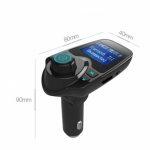 Gakaki Bluetooth Car Kit Hands-Free Transmitter and Receiver with Dual USB Charger and MP3 Player - Image 8