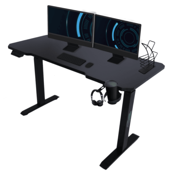 cheap desk for games with a lot of accessories