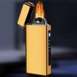 USB Arc Flame Plasma Lighter - Gold