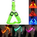 Green Led Dog Harness Anti-Lost Charged by USB