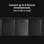 battery with high connectivity