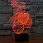 Little Bear - 3D Optical Illusion LED Hologram Lamp - Image 4