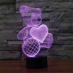Little Bear - 3D Optical Illusion LED Hologram Lamp - Image 6