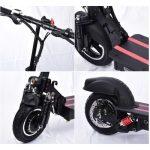 high quality electric scooter with dual brake system