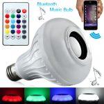 Meel 12W Dimmable Smart RGB Music Bulb with 24 Keys Remote Controller