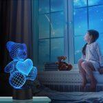 Little Bear - 3D Optical Illusion LED Hologram Lamp