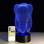 3D Optical Illusion LED Hologram Tooth Lamp - Image 3