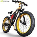 affordable electric bike in yellow color